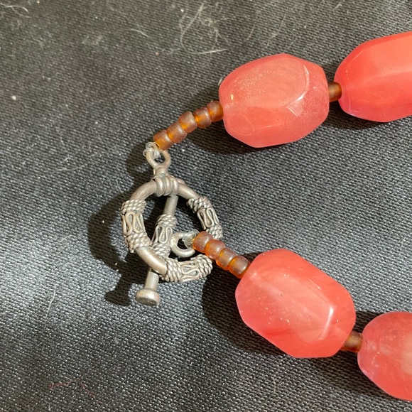 Cherry quartz necklace - Picture 5 of 6
